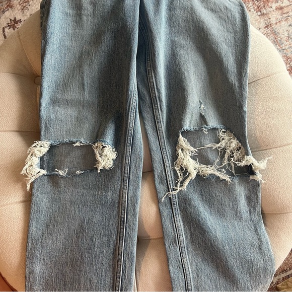 Curve Love Ultra High Rise 90s Straight Leg Jeans - Picture 9 of 9